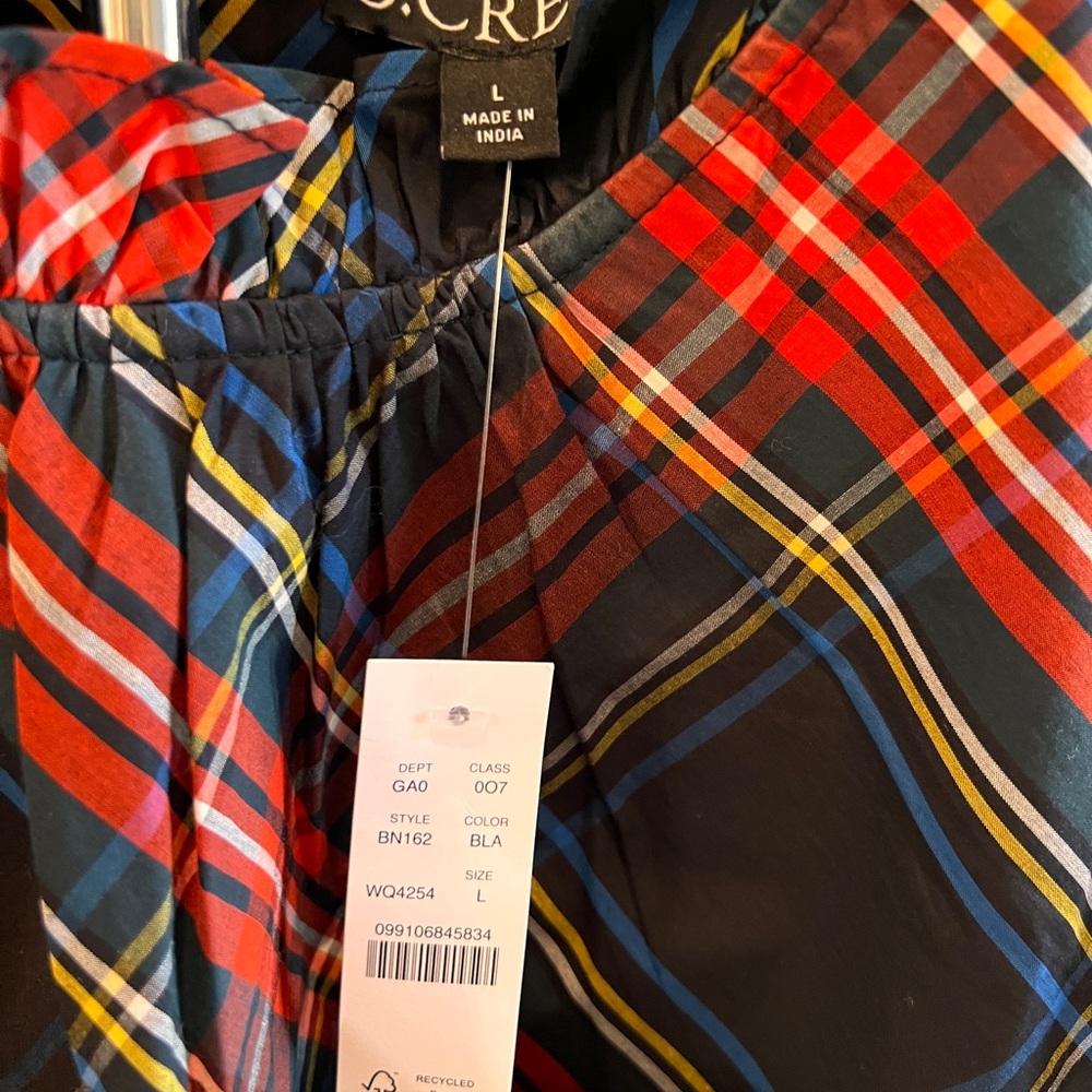 Plaid Multicolor blouse